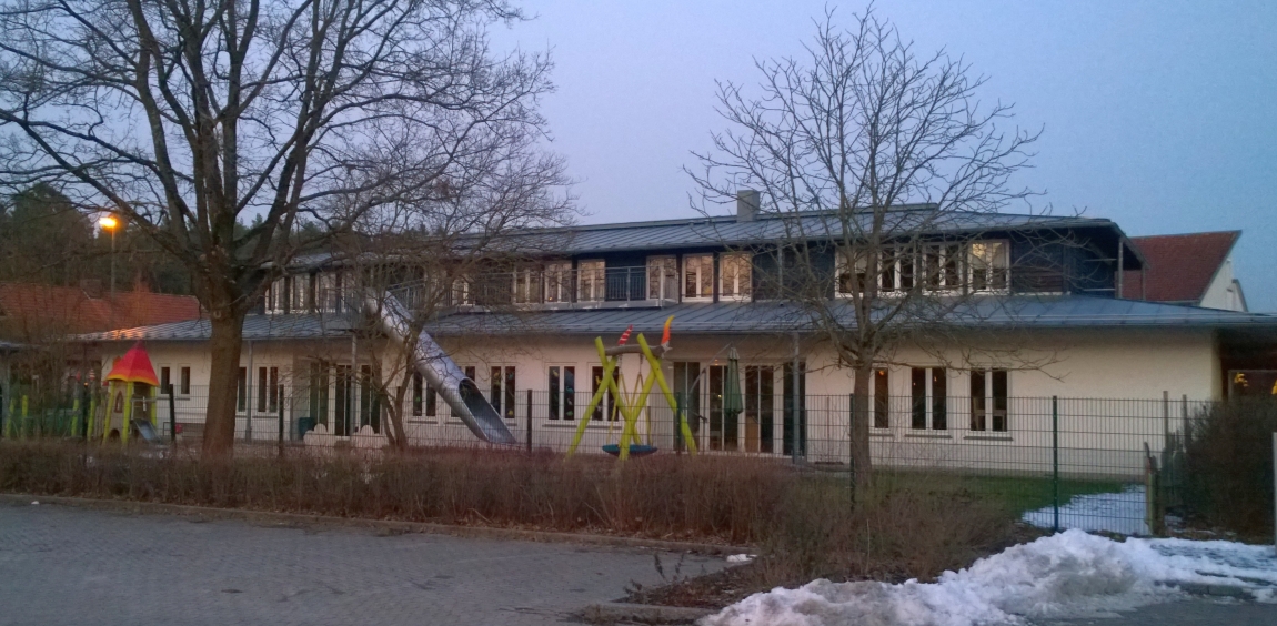 Kindergarten im Winter
