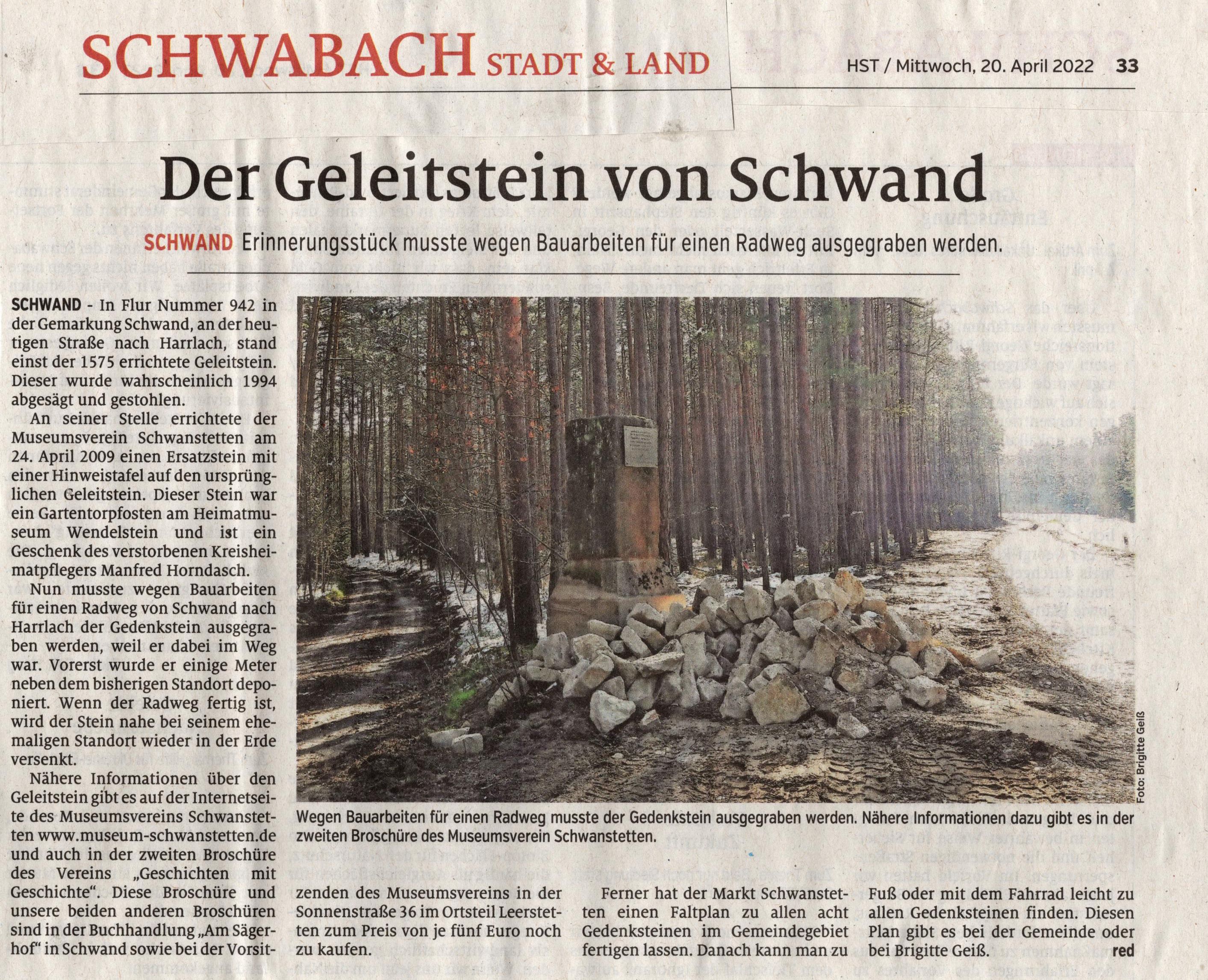 Zeitungsartikel