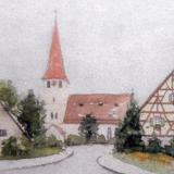 Kirche gemalt